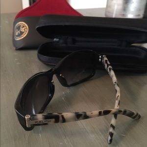 Ralph Lauren polarized glasses and two cases